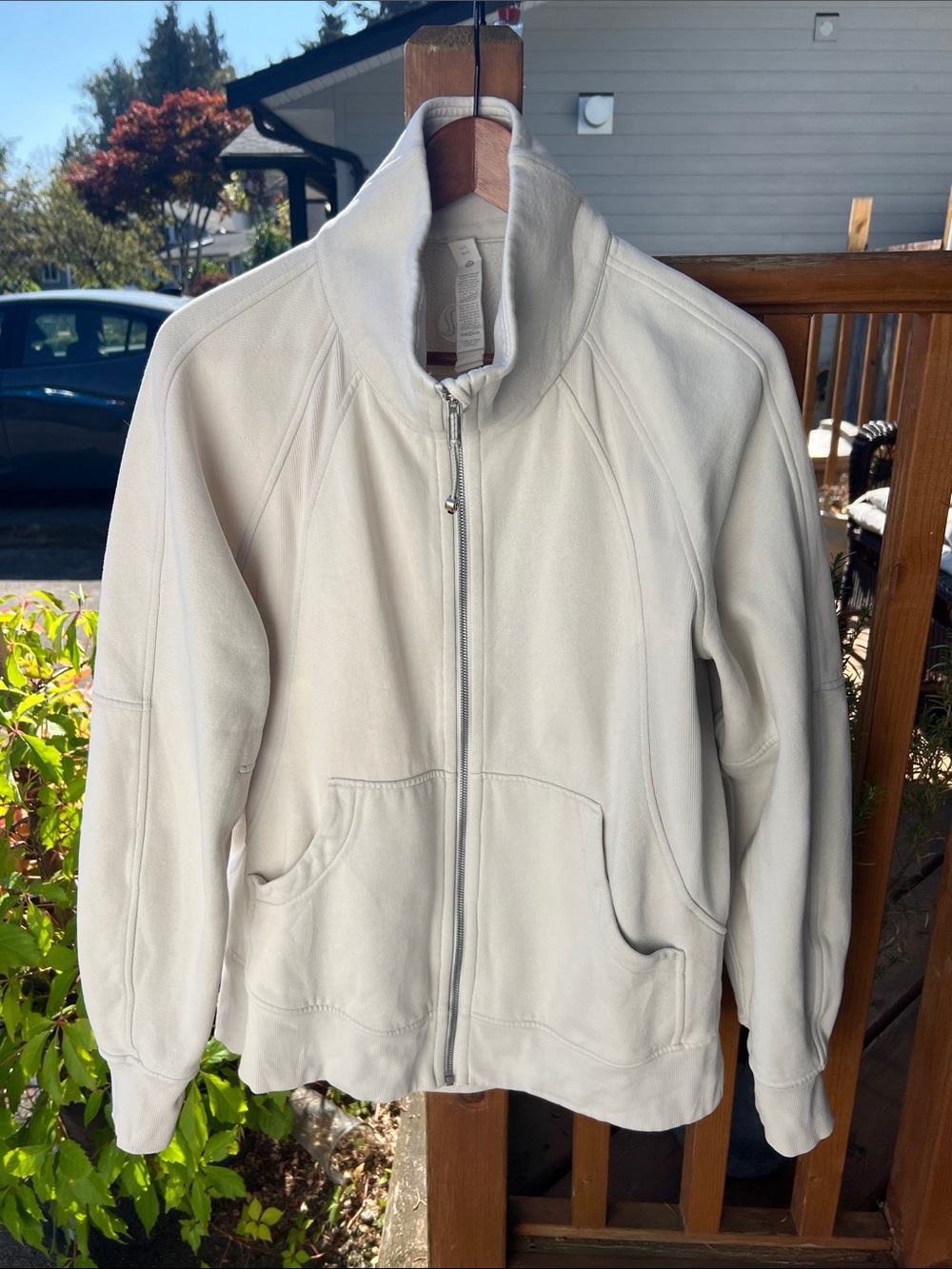 Lululemon Scuba Funnel-Neck Full Zip Long Jacket SizaM/L